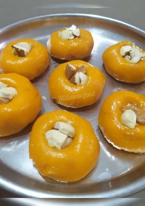 A picture of Mango Peda Recipe / ALPHONSO MANGO PEDA.