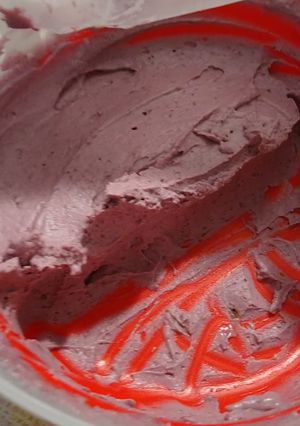Una foto de Crema de frutos rojos