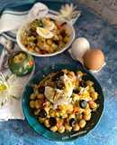 Mediterranean Egg Chickpea Salad