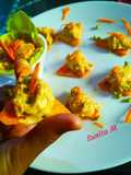 Hung-curd -canapes