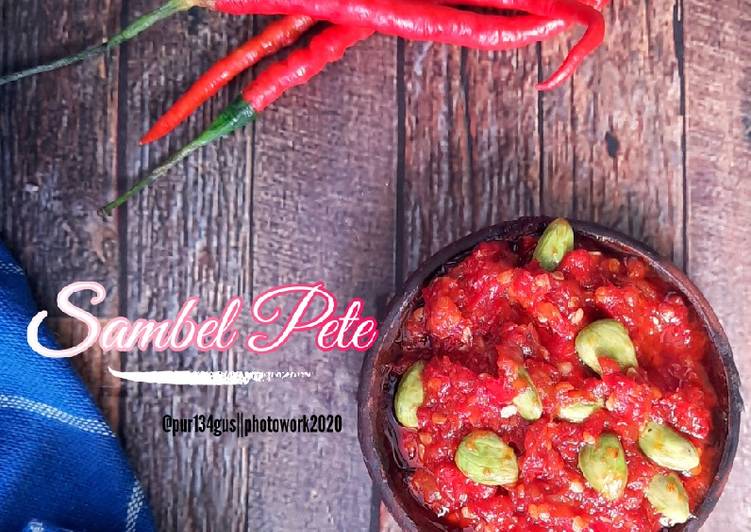 Resep Sambel Pete Anti Gagal