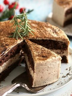 Gesztenyés mézeskalácsos csokitorta recept fotója