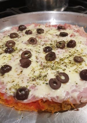 Una foto de Pizza de zanahoria
