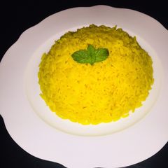 Turmeric rice A picture of Turmeric rice.