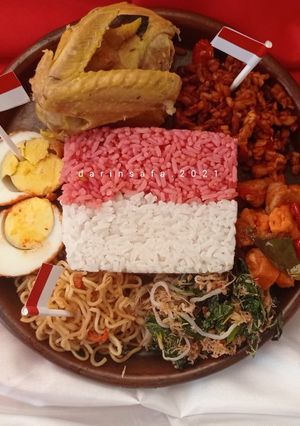 Foto resep Nasi uduk merah putih 🇮🇩