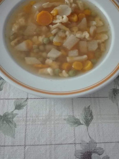 Zöldborsóleves recept fotója