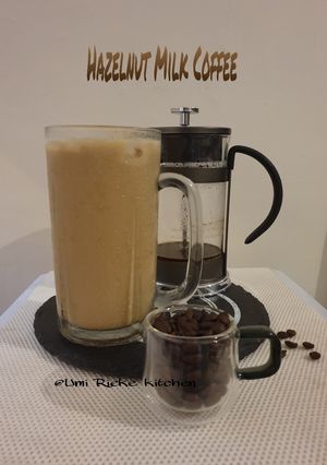 Foto resep 🥂Hazelnut milk Coffee (ala cafe)🥰