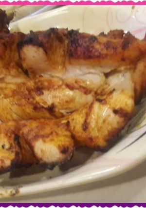 A picture of Chicken tikka.