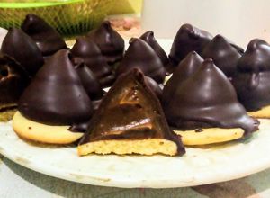 Una foto de Conitos de dulce de leche
