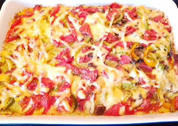 Пицца-пирог по быстрому - Schüttelpizza - пошаговый рецепт с фото на Готовим дома