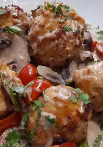 Una foto de Albóndigas estilo tailandés en airfryer Cosori