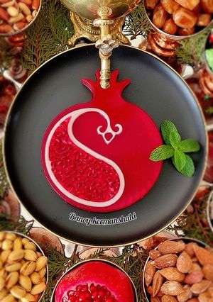 عکسی از دستور ژله انار طرح تِرمه (همراه سفره یلدای ۱۴۰۴)