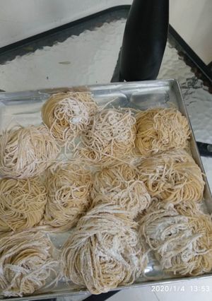 Foto resep Mie Telur Sehat Homemade tanpa pengawet
