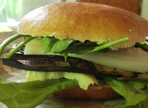 Una foto de Sándwich vegetariano