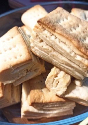 Una foto de Galletas de campaña con grasa inspiradas en Vero❤