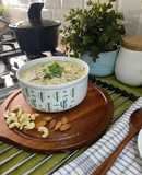 شوربة الفطر باللوز والكاجو