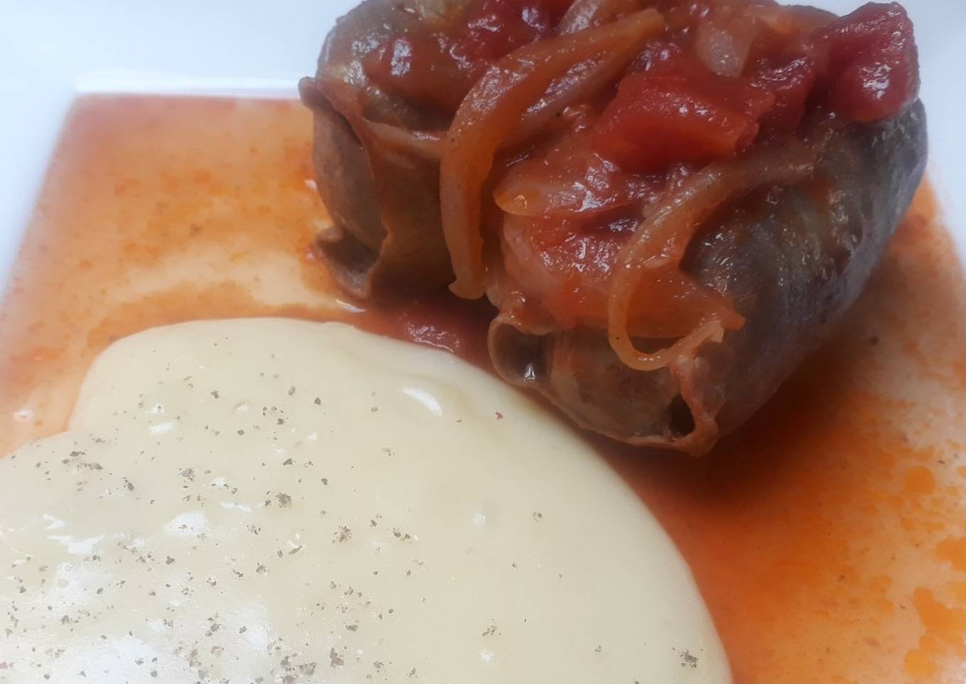 Blind Finches with Potato Puree