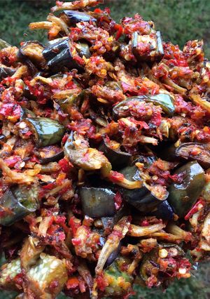 Foto resep Terong Balado Ikan Teri