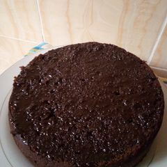 A picture of Double chocolate cake.