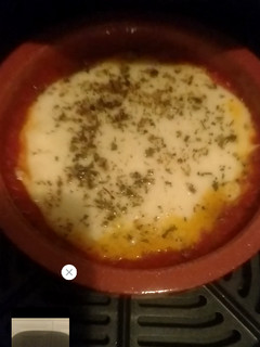 Una foto de Queso provolone a mi manera!!! Freidora de aire!!