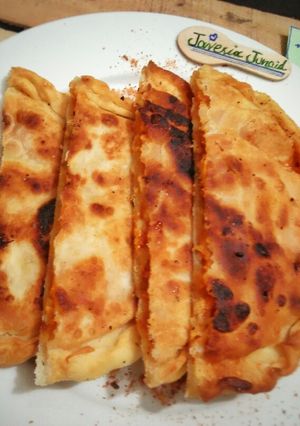 A picture of Mexican Cheese paratha😃😃.