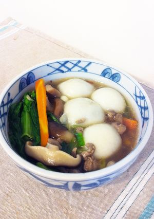 台灣客家鹹湯圓 的食譜成品照片