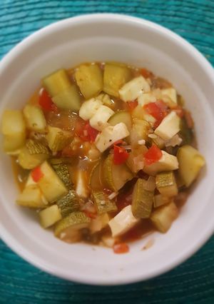 Una foto de Calabacitas a la mexicana al estilo de mi mamá