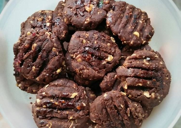 27.#Biskuit Oat Cokelat (no oven)#