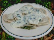 Una foto de salsa blanca para pasta