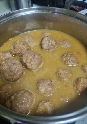 Una foto de Albóndigas en salsa. (Innovando con diferentes tipos de salsa: Parte1)