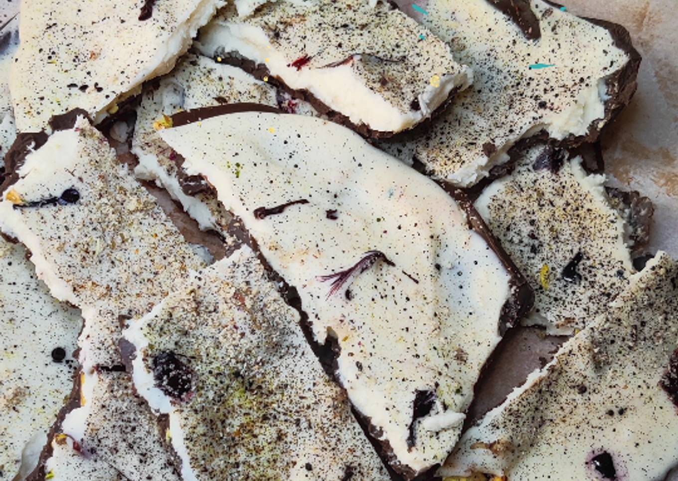 Thandai Chocolate Bark