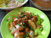 Gambar selada bumbu kacang