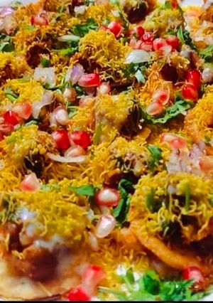 A picture of Street Style Papdi Chaat.