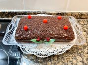 Una foto de chocolate cobertura