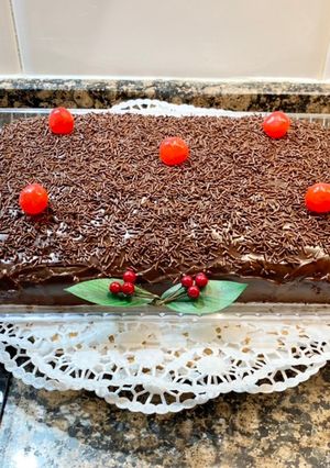Foto principal de Pastel de chocolate con cobertura de trufa