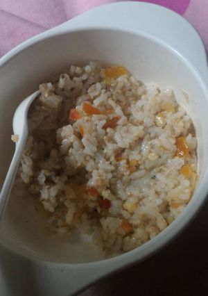 Foto resep Mpasi (10 bulan) nasi goreng daging