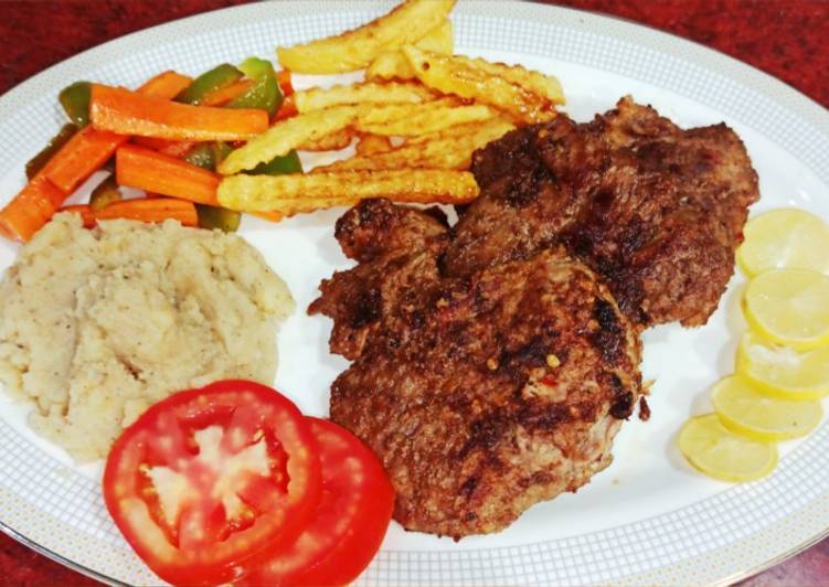 How to Make Speedy Beef steaks platter