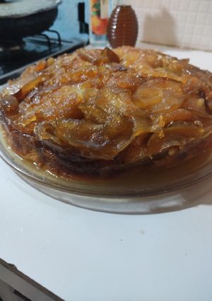 Una foto de Torta De Manzana Invertida Que No Se Pega!!!