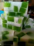 วุ้นกะทิใบเตยลายหินอ่อน