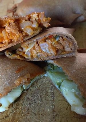Una foto de Relleno de empanadas de soja texturizada 💚
