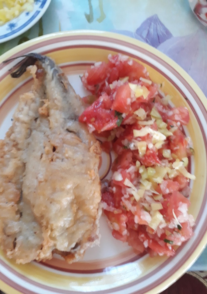 Una foto de Pescado frito artesanal a la cerveza