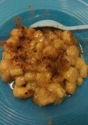 A picture of Pisang Ambon Bakar Kayu Manis (mpasi 10+).