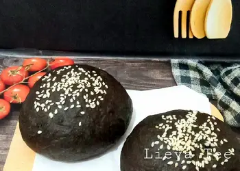 Resep Mudah Black Buns Burger (Burger Hitam) Mantul Banget