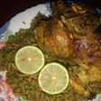 دجاج محشي فريكة