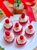 Cheese Cupcake Merah putih