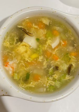 Foto resep Sup Udang Telur