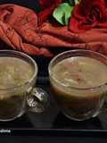 Ragi flour mix vegetable soup