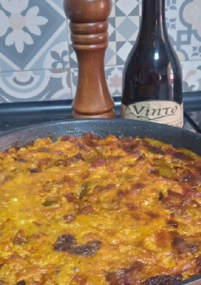 Una foto de Arroz con costra