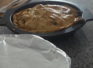 Una foto de Pie de atún o quiche de atún