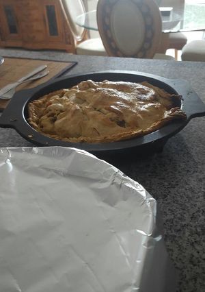 Una foto de Pie de atún o quiche de atún